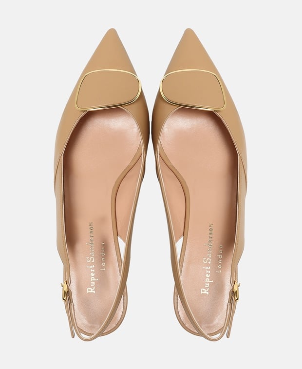 Rupert Sanderson Misty Slingback pumps Nougat