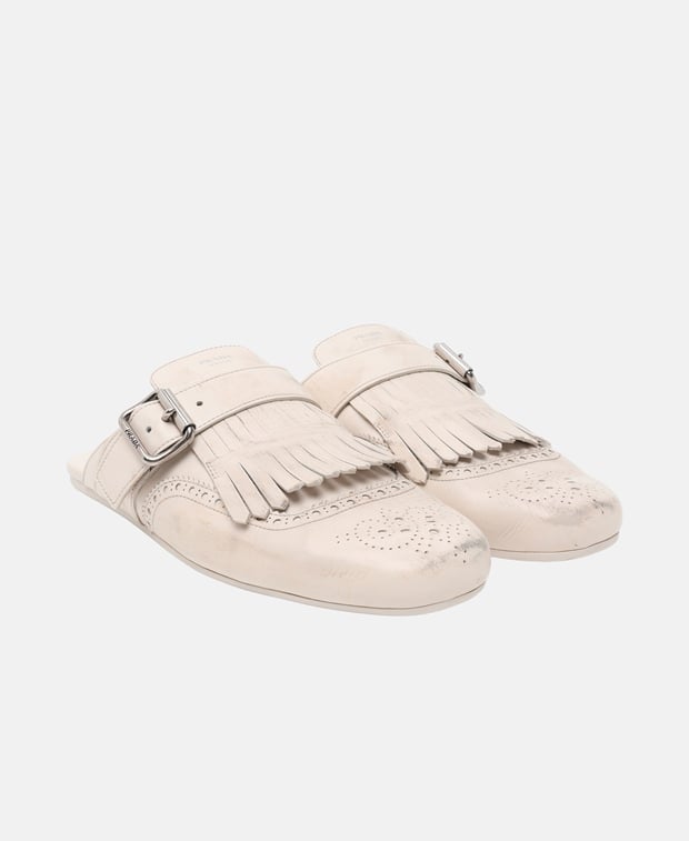 Prada Mules Greige