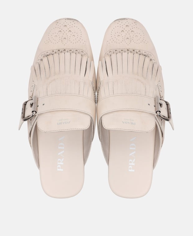 Prada Mules Greige