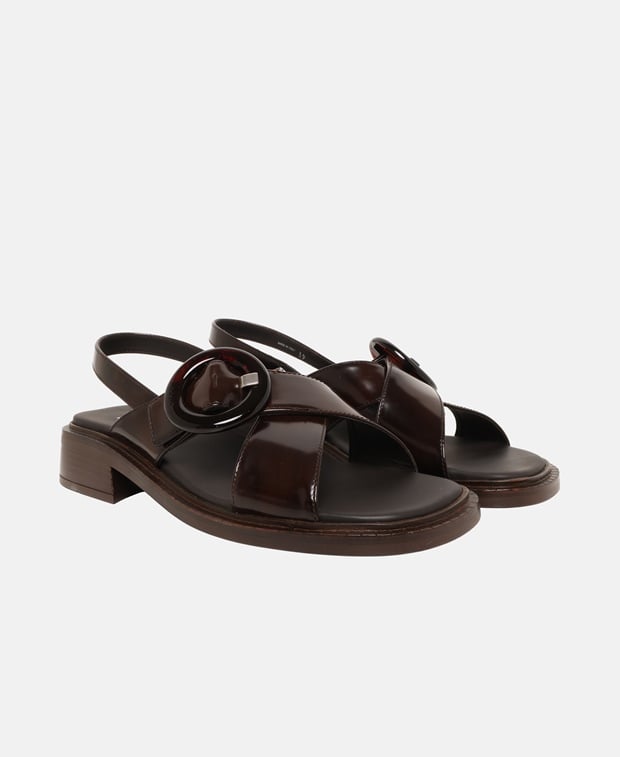 Prada Sandals Black Coffee