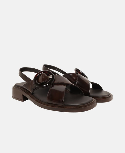 Prada Sandals Black Coffee