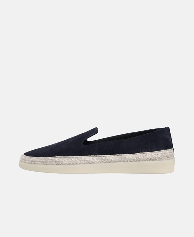 Prada Scamosciato Espadrilles Navy