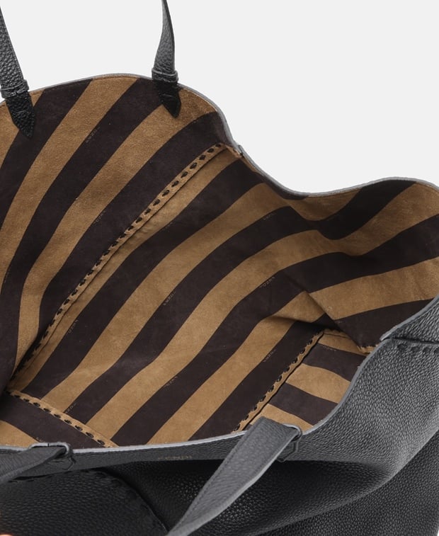 Fendi Leather shopper Anthracite