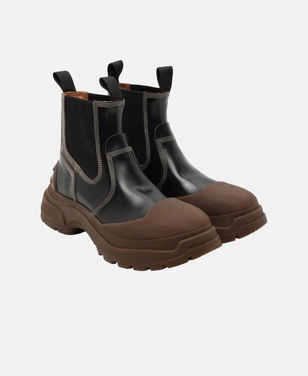 Maison Margiela M Stivaletto Chelsea boots Black