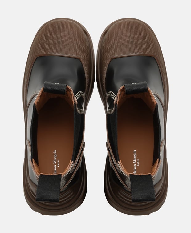 Maison Margiela M Stivaletto Chelsea boots Black