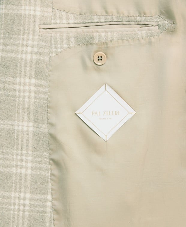 Pal Zileri Wool-blend suit jacket Natural