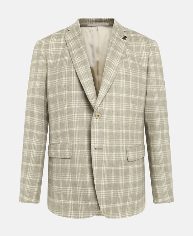 Pal Zileri Wool-blend suit jacket Natural