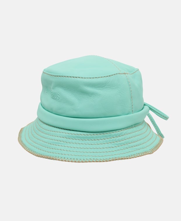 Jacquemus Leather bucket hat