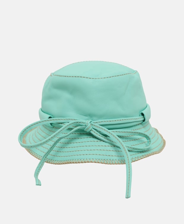 Jacquemus Leather bucket hat