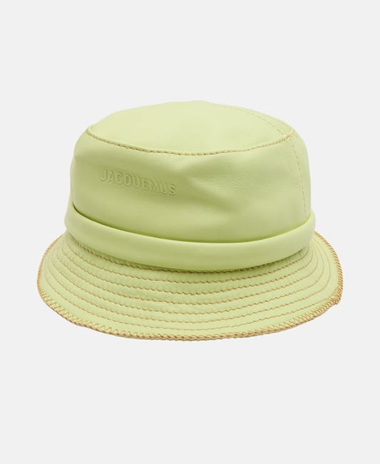 Jacquemus Leather bucket hat