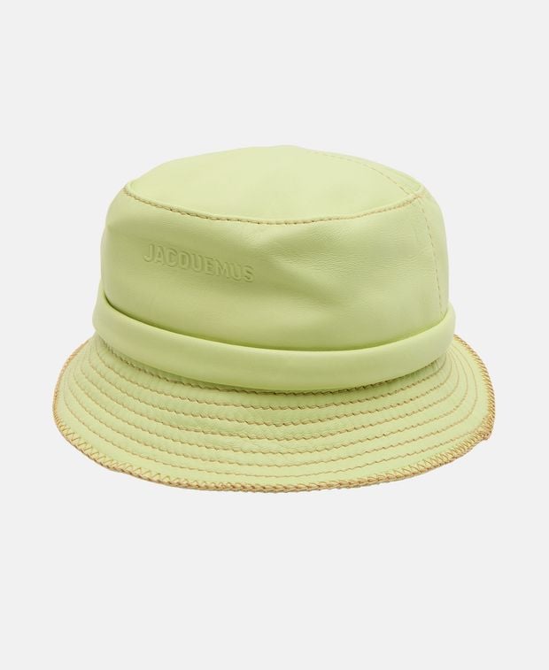 Jacquemus Leather bucket hat