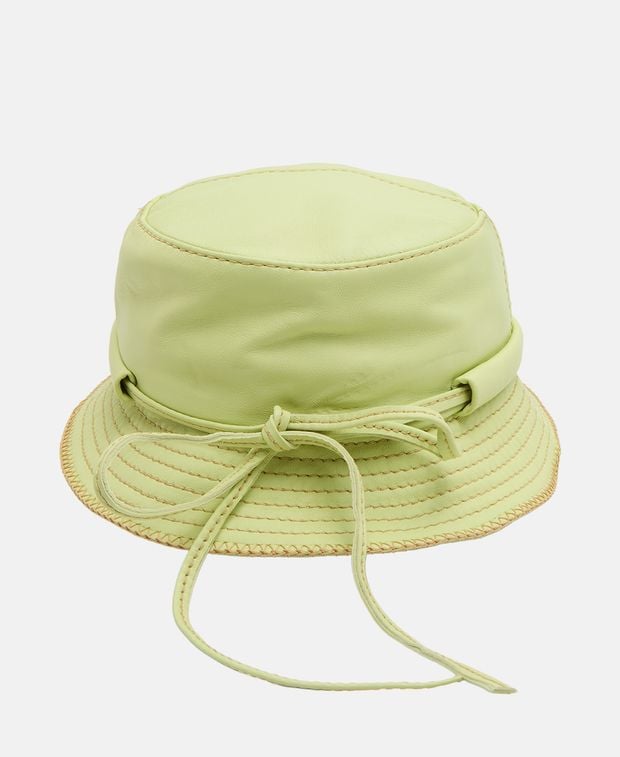 Jacquemus Leather bucket hat