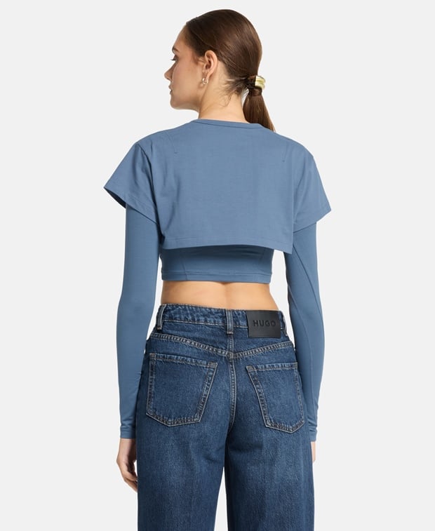 Jacquemus Cropped top Navy