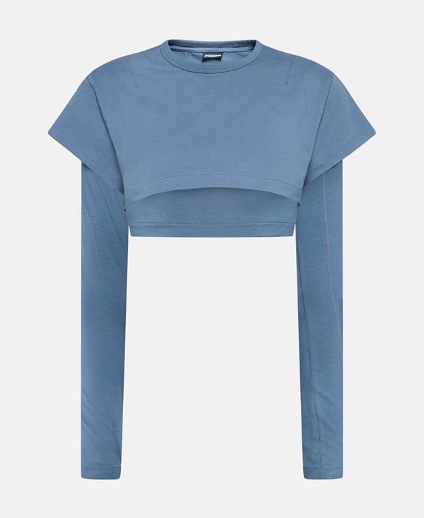 Jacquemus Cropped top Navy