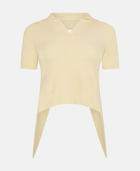Jacquemus Knitted polo shirt Off-white
