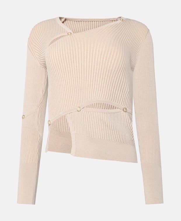 Jacquemus Cardigan Oatmeal