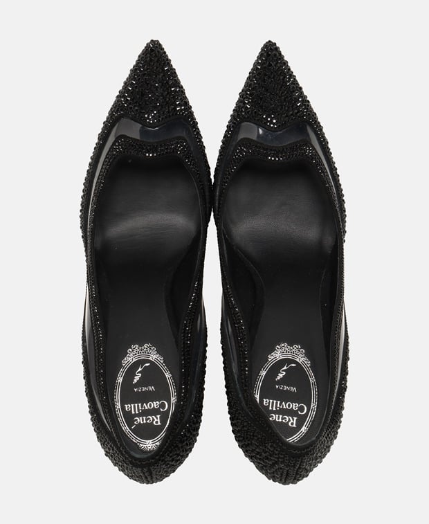 Rene Caovilla T08 Tulay Pumps Black