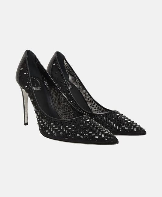 Rene Caovilla N04 Nia Pumps Black