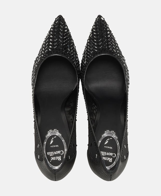 Rene Caovilla N04 Nia Pumps Black