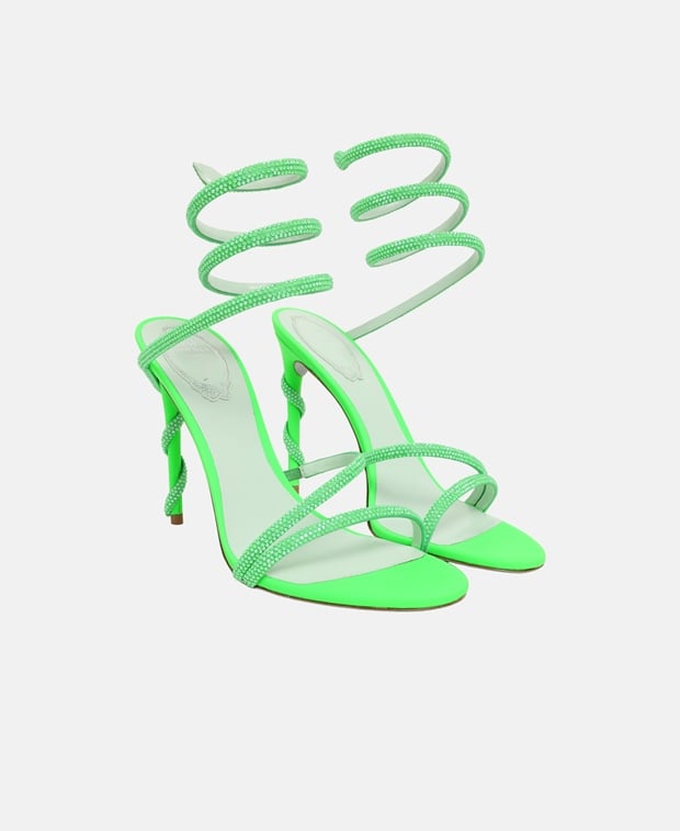 Rene Caovilla Margot Heeled sandals Green
