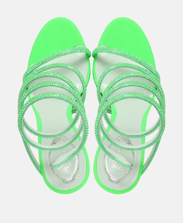 Rene Caovilla Margot Heeled sandals Green