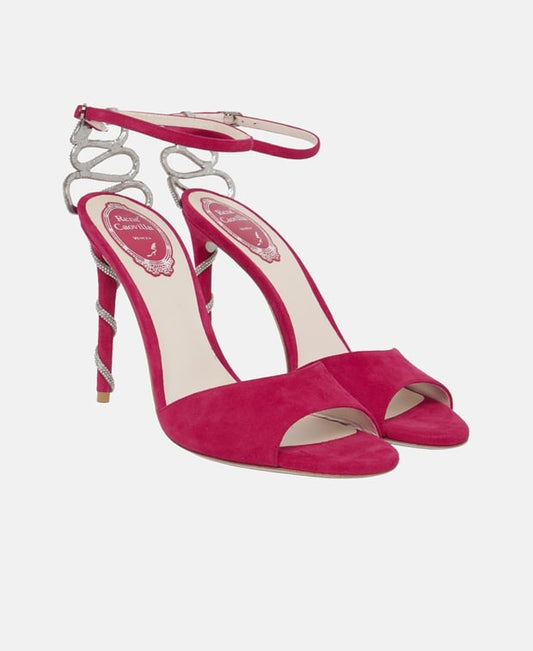 Rene Caovilla M11 Morgana Ankle strap sandals Black