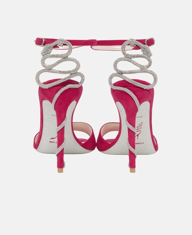 Rene Caovilla M11 Morgana Ankle strap sandals Black