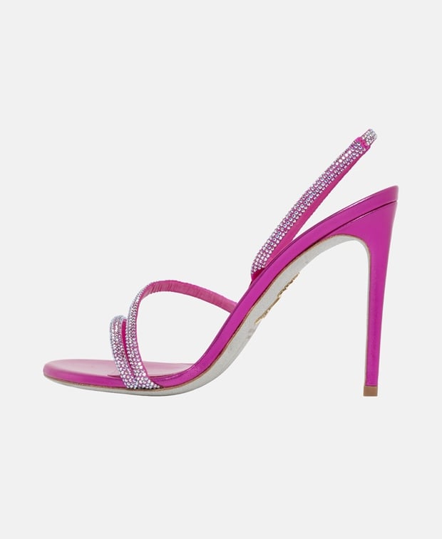 Rene Caovilla Irina Heeled sandals Fuchsia