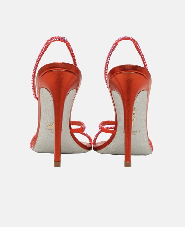 Rene Caovilla Irina Heeled sandals Orange