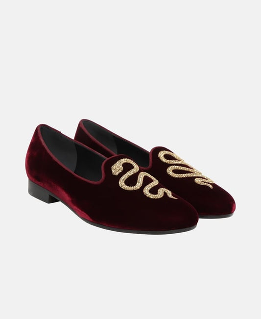 Rene Caovilla Morgana Loafers Bordeaux