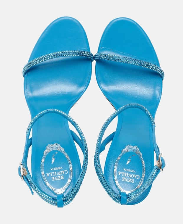 Rene Caovilla Ellabrita Heeled sandals Light Blue