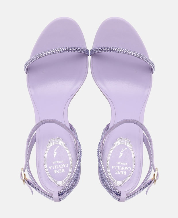 Rene Caovilla Ellabrita Heeled sandals Lilac