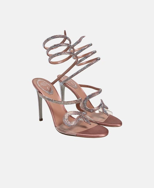 Rene Caovilla M11 Morgana Heeled sandals Light Pink