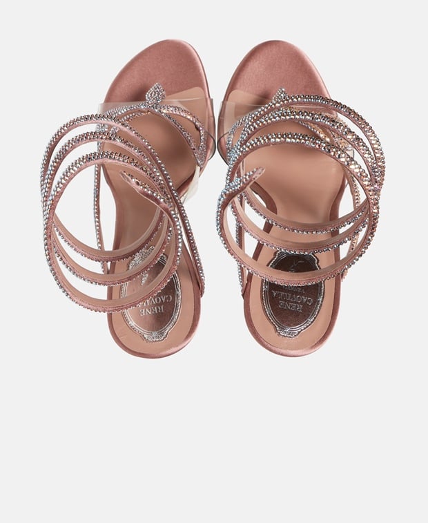 Rene Caovilla M11 Morgana Heeled sandals Light Pink