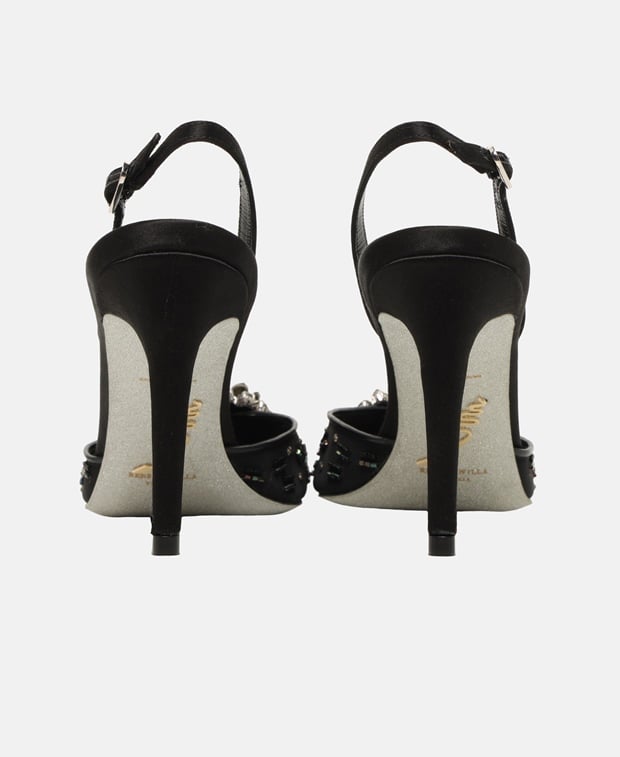 Rene Caovilla B10 Barbara Slingback pumps Black