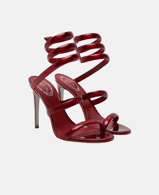 Rene Caovilla Cleo Cleopatra Heeled sandals Red