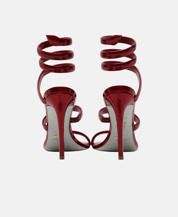 Rene Caovilla Cleo Cleopatra Heeled sandals Red