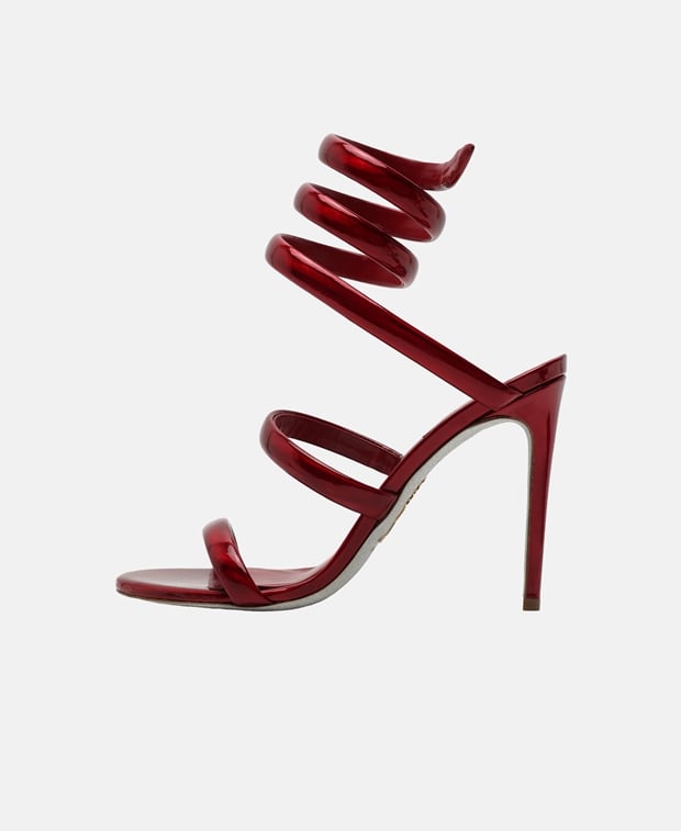 Rene Caovilla Cleo Cleopatra Heeled sandals Red