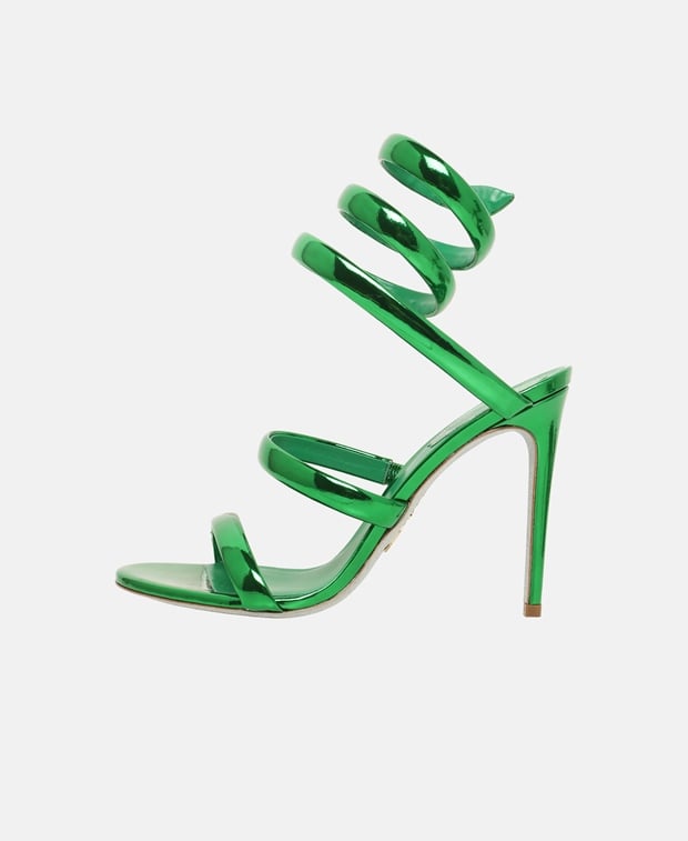 Rene Caovilla Cleo Cleopatra Heeled sandals Green