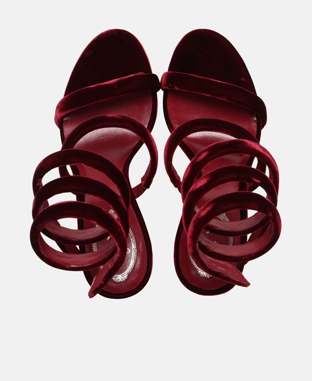 Rene Caovilla CLEO Heeled sandals Red