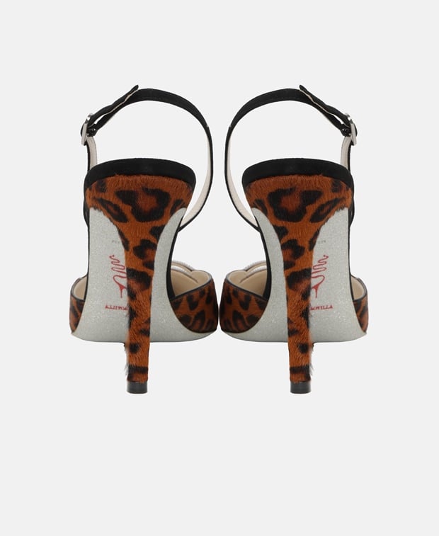 Rene Caovilla Morgana Slingback pumps Cognac