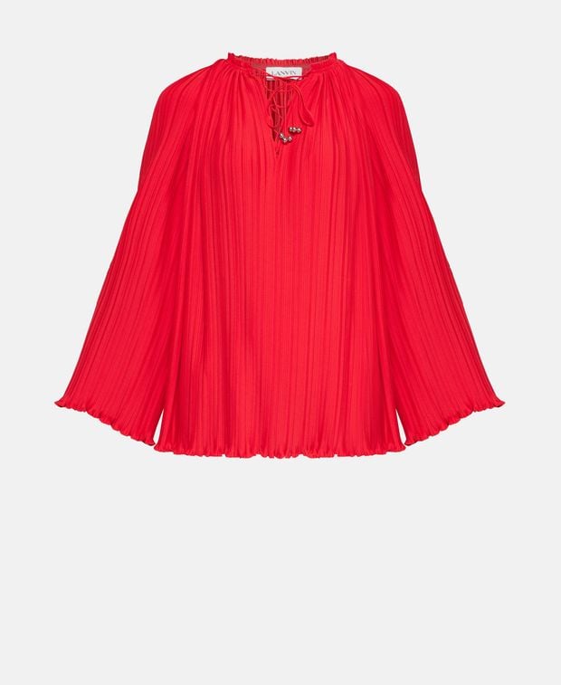 Lanvin Pleated shirt blouse