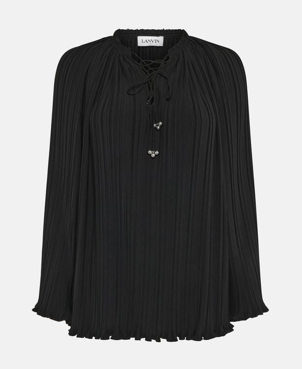 Lanvin Pleated shirt blouse