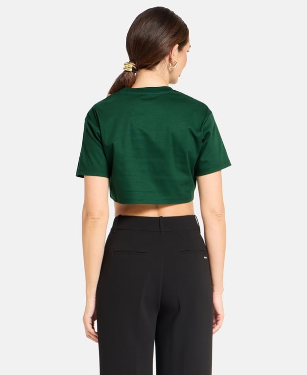 Lanvin Cropped top Dark Green