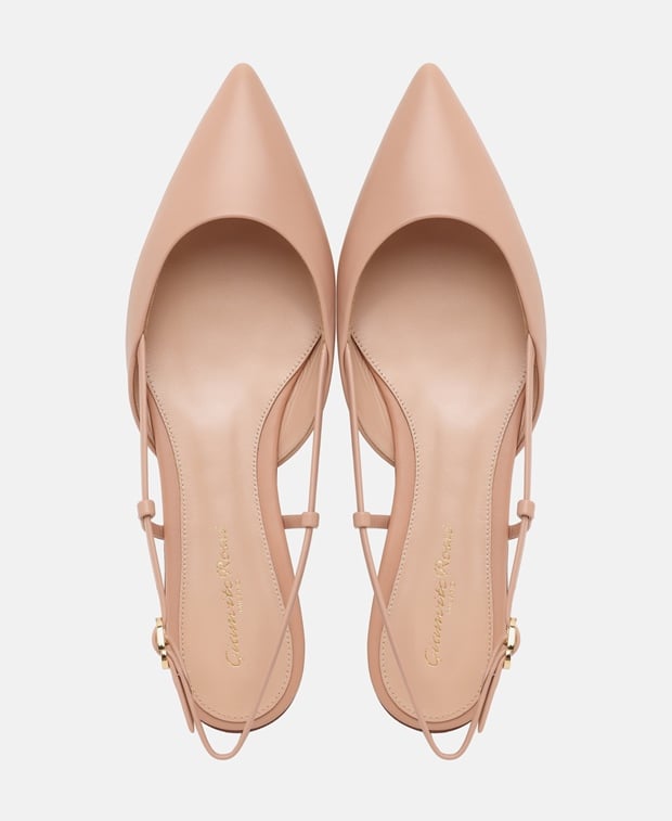 Gianvito Rossi Ascent Slingback ballerina Apricot