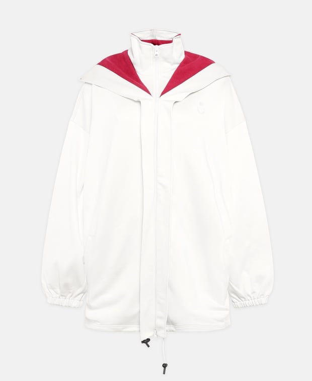 Marant Etoile Hooded jacket Ecru