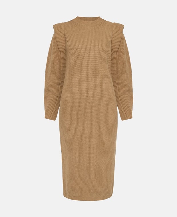 Isabel Marant Knitted dress Camel