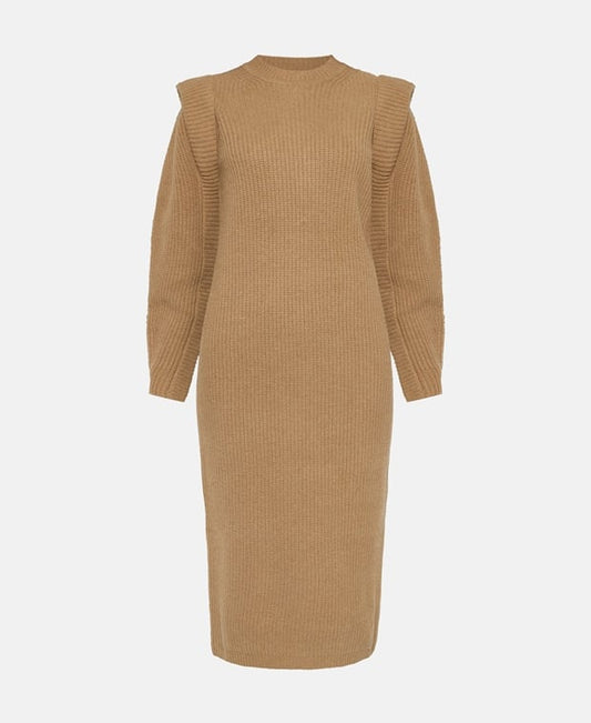 Isabel Marant Knitted dress Camel