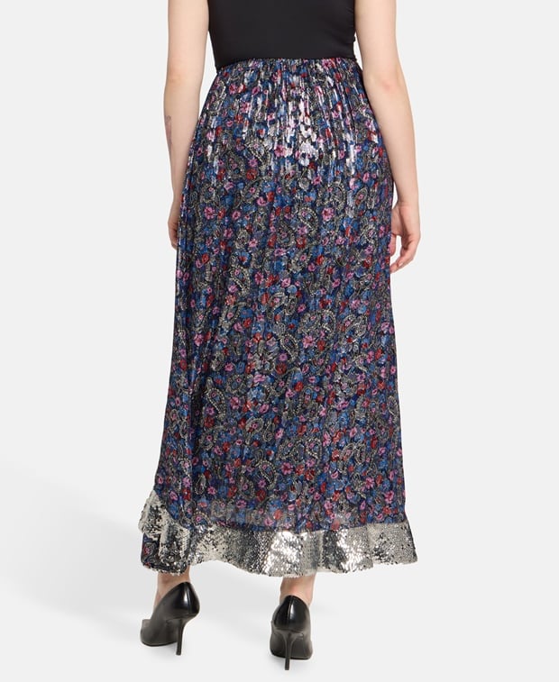 Isabel Marant Asymmetric skirt Slate Blue