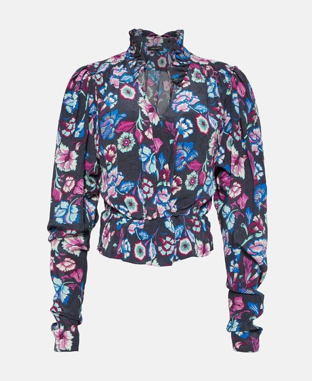 Isabel Marant Silk blouse Slate Blue